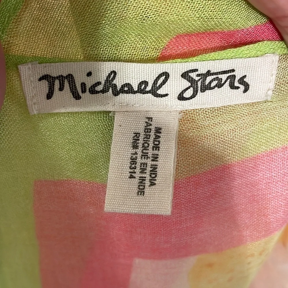 Michael Stars Revolve Women’s Sarong Colorful Fruity Print Convertible Colorful